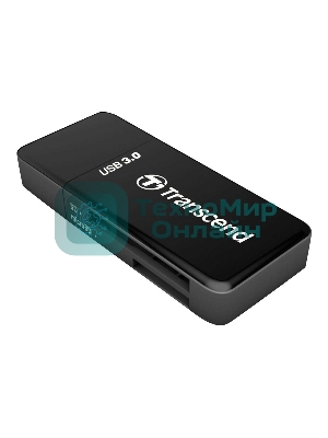 Кард-ридер Transcend RDF5/черный/microSD/microSDHC/microSDXC/SD/USB 3.0/пластик