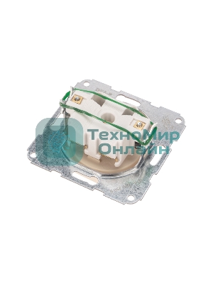 Розетка Kranz 1-ая DEA керамика б/з с/у 10А мех. бежевый (1/10/120)