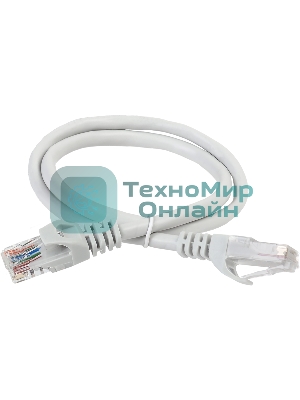 Патч-корд cat.5е UTP 2м сер. GENERICA ITK PC01-C5EU-2M-G