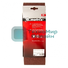 Лента абразивная Matrix бесконечная, P 80, 100 х 610 мм, 3 шт.