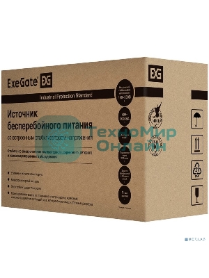 Источник бесперебойного питания ExeGate EX292614RUS SpecialPro UNB-3000.LED.AVR.3SH.2C13.RJ.USB 3000VA/1800W,LED, AVR,3*Schuko+2*C13,RJ45/11,USB, металлический корпус, черный