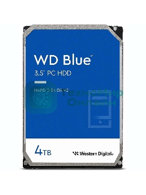 Жесткий диск Western Digital SATA 4Tb 6Gb/S 256MB BLUE WD40EZAX