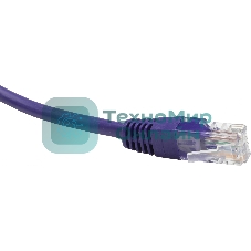 Патч-корд Premier PP12-1.5M/V 1000Гбит/с UTP 4 пары cat.5E CCA molded 1.5м фиолетовый RJ-45 (m)-RJ-45 (m)