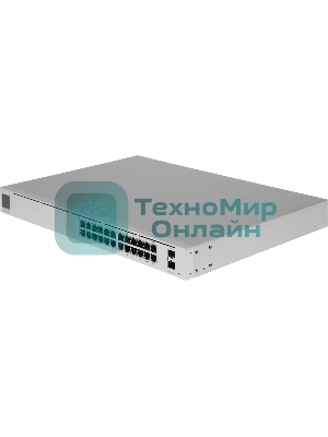 Коммутатор 24PORT 1000M 2SFP POE USW-PRO-24-POE Ubiquiti