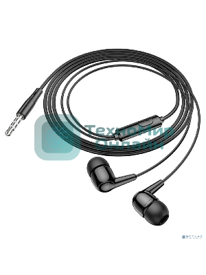 Проводные наушники Hoco M97 черный, внутриканальные, Jack 3.5 мм