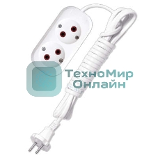 Удлинитель UNIVersal У6-011 ШВВП 2x0,75 2гн. 3 м 9631912