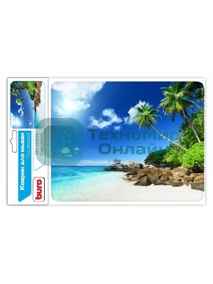 Коврик для мыши Buro BU-M10012 рисунок/пляж