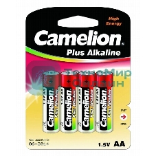 Элемент питания алкалиновый Camelion LR LR6 BL-4 (блист.4шт) 1.5 В