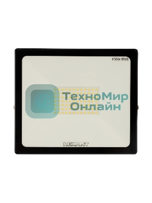 Прожектор светодиодный Rexant 605-005 100 Вт 200–260В IP65 8000 лм 6500 K холодный свет