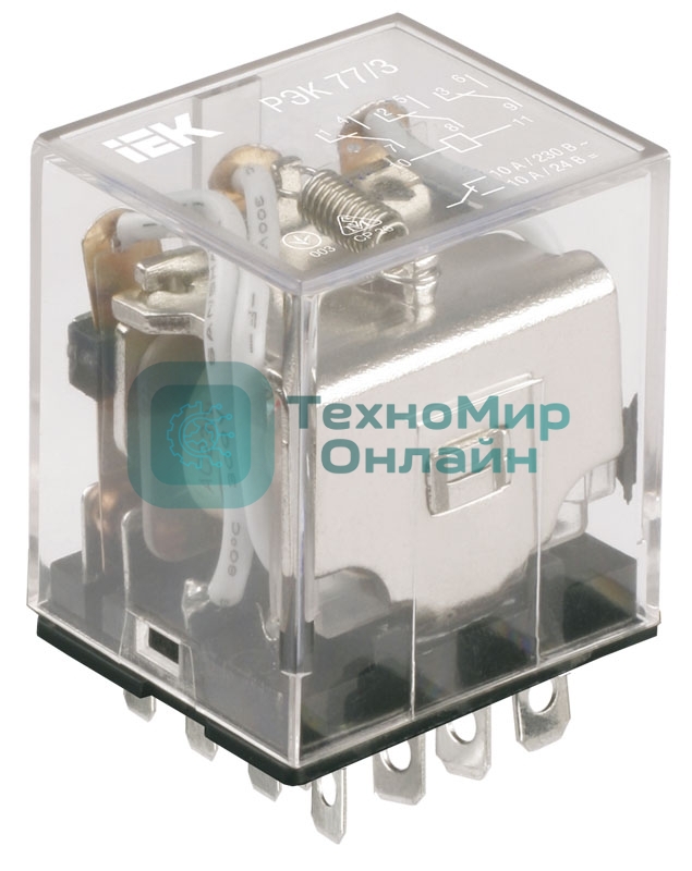 Реле РЭК 78-4 3А 220В АС IEK RRP20-4-03-220A