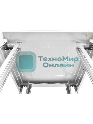 Шкаф коммутационный ЦМО ШТК-М-42.8.8-4ААА 42U 800x820 мм пер. дв. перфор. задн. дв. стал. лист 2 бок. пан. 500 кг белый