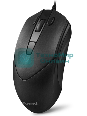 Мышь проводная SVEN RX-95 черный, 4000 dpi, USB, кнопки - 6