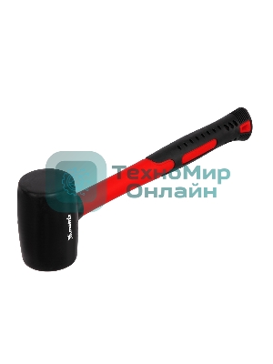Киянка Matrix 11185 резиновая, 450 г, черная резина, фибергласовая рукоятка