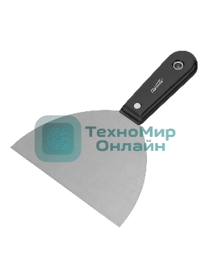 Шпательная лопатка Sparta стальная, 150 мм, полированная, пластмассовая рукоятка