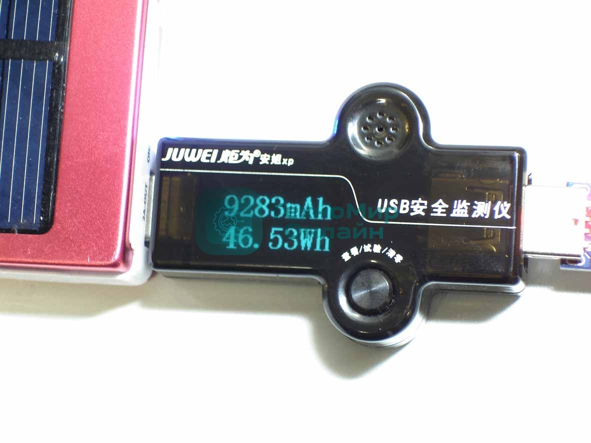 Тестер USB для внешних аккумуляторов 5V-7,4V 0-5,1A Juwel J7-d