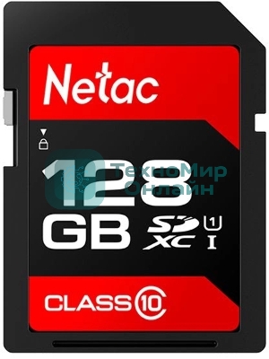Флеш карта Netac P600 SDHC 128Gb U1/C10 up to 80Mb/s, retail pack