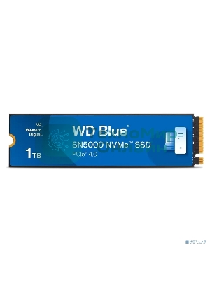Накопитель SSD Western Digital WD Blue SN5000, 1Tb, PCIe 4.0 x4, M.2 2280, NVMe, R/W 5150/4900