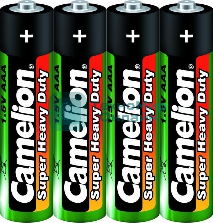 Элемент питания солевой Camelion R R03 (шринка 4шт) 1.5 В