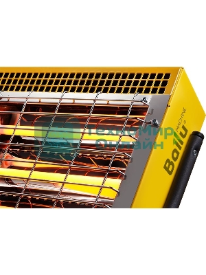 Обогреватель инфракрасный Ballu BIH-LM-1.5-S желтый, кварцевый, 1500 Вт, 25 м2