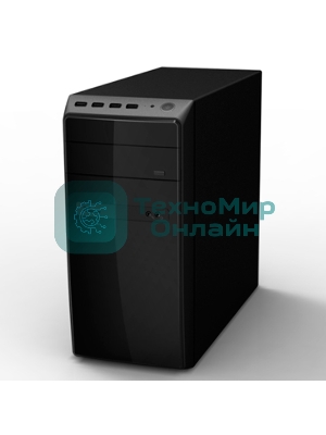 Компьютерный корпус InWin POWERMAN ES726BK USB 3.0 (Mini Tower, mATX, 450W PM-450ATX, USBx2, USB 3.0x2 + Audio, черный)