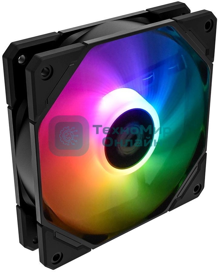 Вентилятор для корпуса ID-Cooling TF-12025-ARGb черный, 120 мм, 1500 об/мин, 30.5 дБ, 4 pin