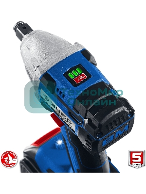 Гайковерт Зубр 20В бесщеточный, 2 АКБ (4А·ч), в кейсе, Профессионал. Gb-250-42