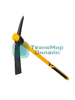 Кирка Denzel 3000 г, фиберглассовая обрезиненная рукоятка 900 мм