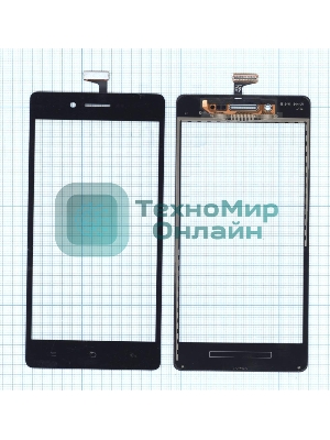 Сенсорное стекло (тачскрин) для OPPO Neo 7, черное