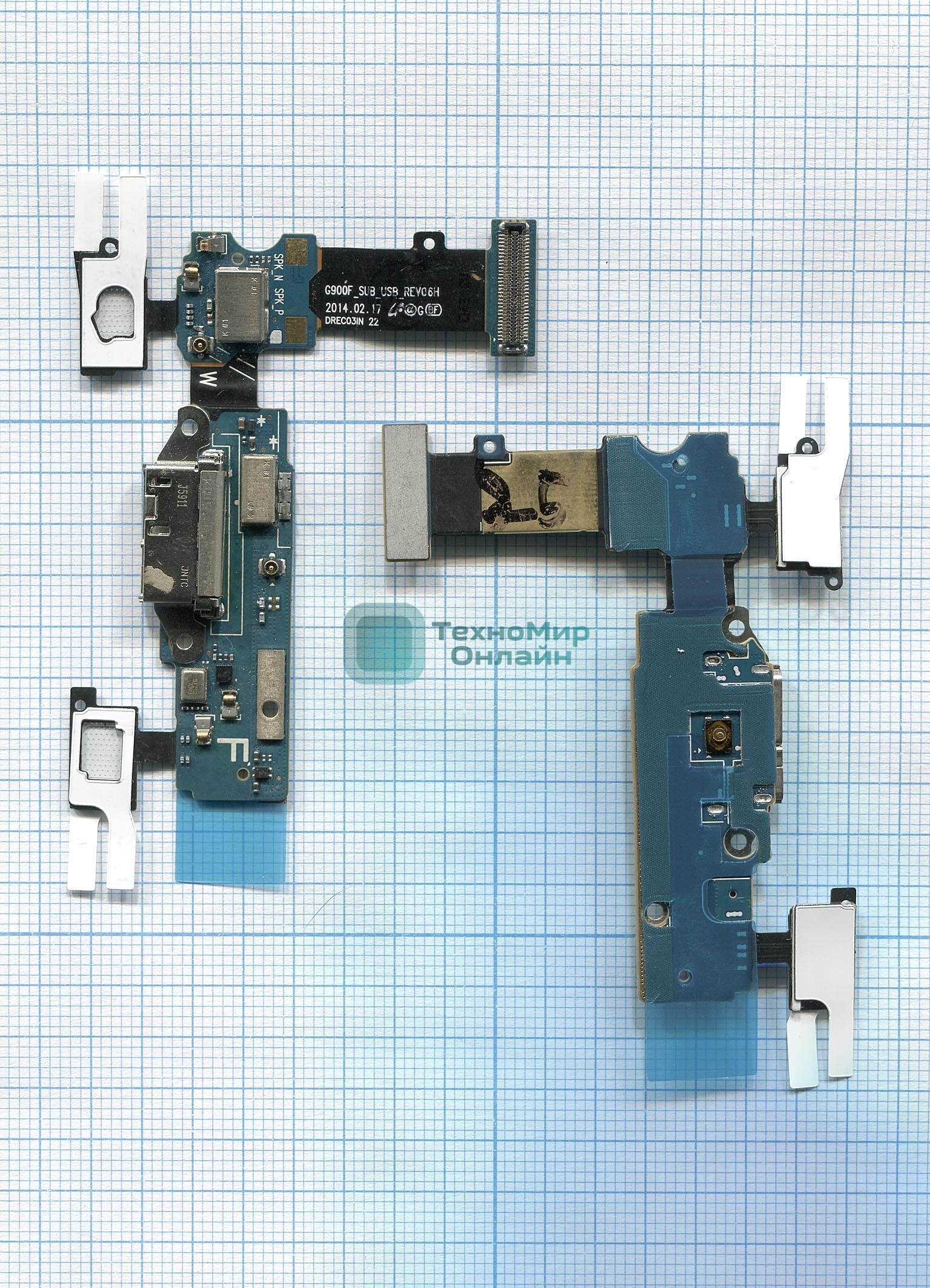 Шлейф разъема питания для Samsung Galaxy S5 i9600 SM-G900