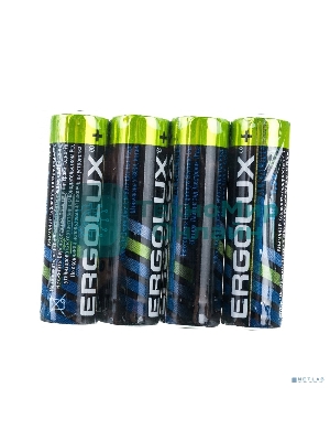 Батарея Ergolux Alkaline LR6 SR4 AA 2800mAh (4шт) спайка