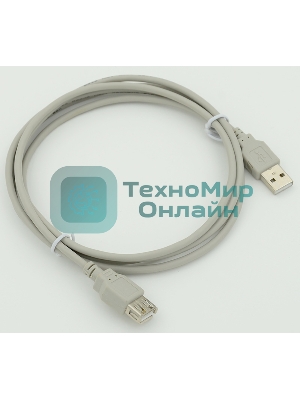 Кабель USB 2.0 Am-Af удлинитель 1.8м