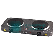 Плита настольная электрическая Homestar HS-1104 1000+1000Вт Ф155+155мм чугун