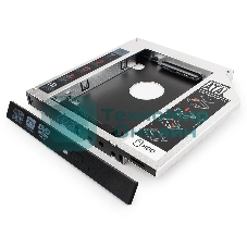 Контейнер для HDD Gembird MF-95-02 Низкопрофильный адаптер для 2.5-дюймового накопителя в отсек 5.25 дюйма, 12 мм