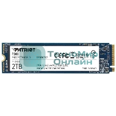 Накопитель SSD Patriot P300, 2Tb, PCIe 3.0 x4, M.2 2280, NVMe, R/W 2100/1650