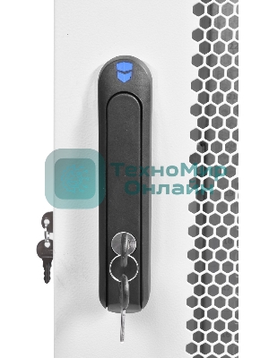 Шкаф коммутационный ЦМО ШТК-М-42.8.8-4ААА 42U 800x820 мм пер. дв. перфор. задн. дв. стал. лист 2 бок. пан. 500 кг белый