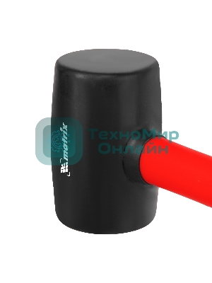 Киянка Matrix 11185 резиновая, 450 г, черная резина, фибергласовая рукоятка