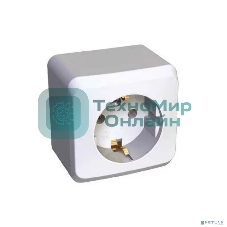 Розетка 1-м ОП Этюд 16А с заземл. белый SchE PA16-003B