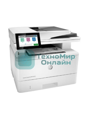 МФУ лазерное HP LaserJet Enterprise M430f (3PZ55A), A4, ч/б, печ. до 40 стр/мин., скан. до 29 стр/мин., 1200 x 1200 dpi (печать) 600x600dpi (скан), USB, RJ-45, Air Print, Mopria