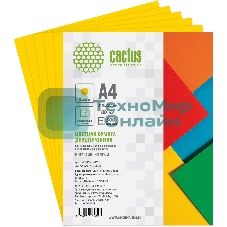 Бумага Cactus CS-CPY-A480500 A4/80г/м2/500л./желтый интенсив