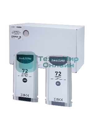 Печатающая головка Sakura C9380A (№72 Grey/Photo Black) для HP, серый/черный