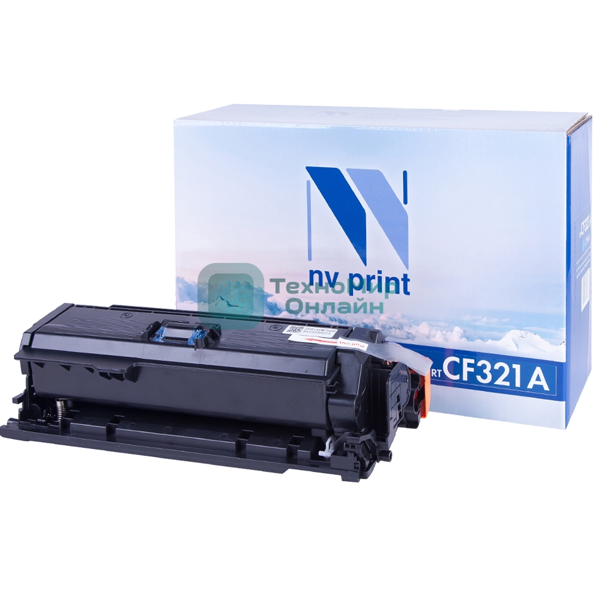 Картридж лазерный NVPrint совместимый НР CF321A Cyan для LJ Color M680dn M680f, M680z (16500k)