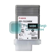 Картридж струйный Canon PFI-102MBk (0894B001) матовый черный, 130 мл., для iPF500/600/700