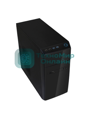 Компьютерный корпус InWin POWERMAN ES726BK USB 3.0 (Mini Tower, mATX, 450W PM-450ATX, USBx2, USB 3.0x2 + Audio, черный)