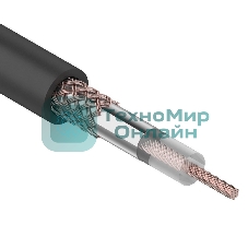 Кабель Rexant RG-58 A/U, (64%), 50 Ом, 100м., черный 01-2003