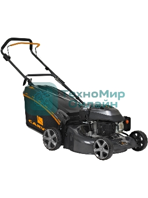 Газонокосилка CARVER LMG-2646HM бенз., 2.6 кВт, шир.46см колеса 7''/8'' травосб.65л мульчиров.