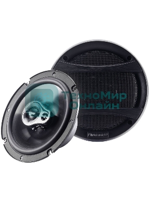 Колонки автомобильные Nakamichi NSE-1658 360Вт 4Ом 16см (6.5дюйм) (ком.:2кол.) коаксиальные трехполосные