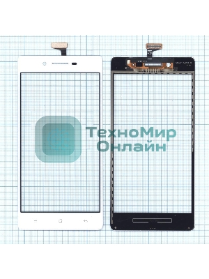 Сенсорное стекло (тачскрин) для OPPO Neo 7, белое