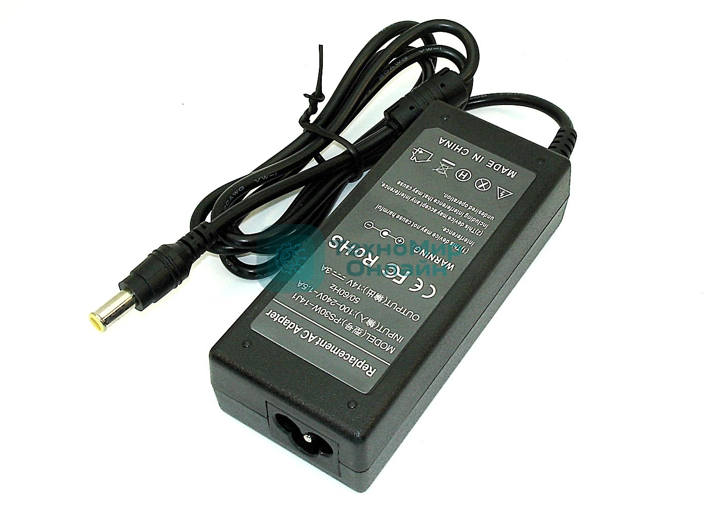 Блок питания для монитора и телевизора LCD 14V 3A (6,5 x 4,5 мм) OEM