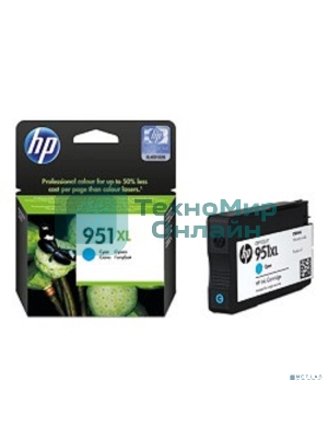 Картридж струйный HP 951XL CN046AE голубой для HP OJ Pro 8100/8600 (1500 стр.)
