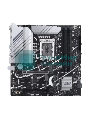 Материнская плата ASUS PRIME Z790M-PLUS, LGA 1700, Intel Z790, 4xDDR5, 4xSATA, 3xM.2, 1xPCIe 4.0 x4, 1xPCIe 5.0 x16, 2xPCIe x1, 1xDP, 1xHDMI, 1x 1Gb LAN, 1xUSB-C 3.2 Gen 2x2, 1xUSB 3.2 Gen 2, 4xUSB 3.2 Gen 1, 2xUSB 2.0, 3x3.5 мм, 7.1, mATX